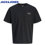 Jack & Jones Archive Black & White Tee Black