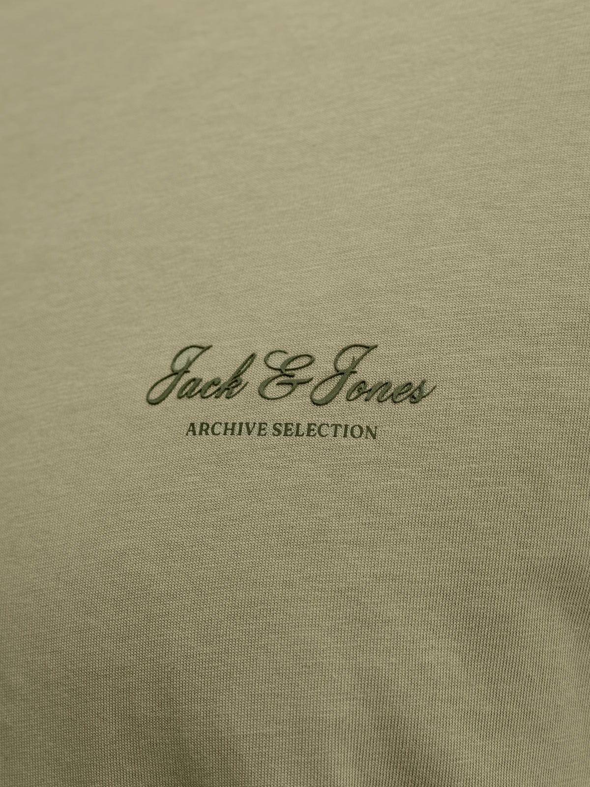 Jack & Jones Archive Logo Vetiver Tee Green