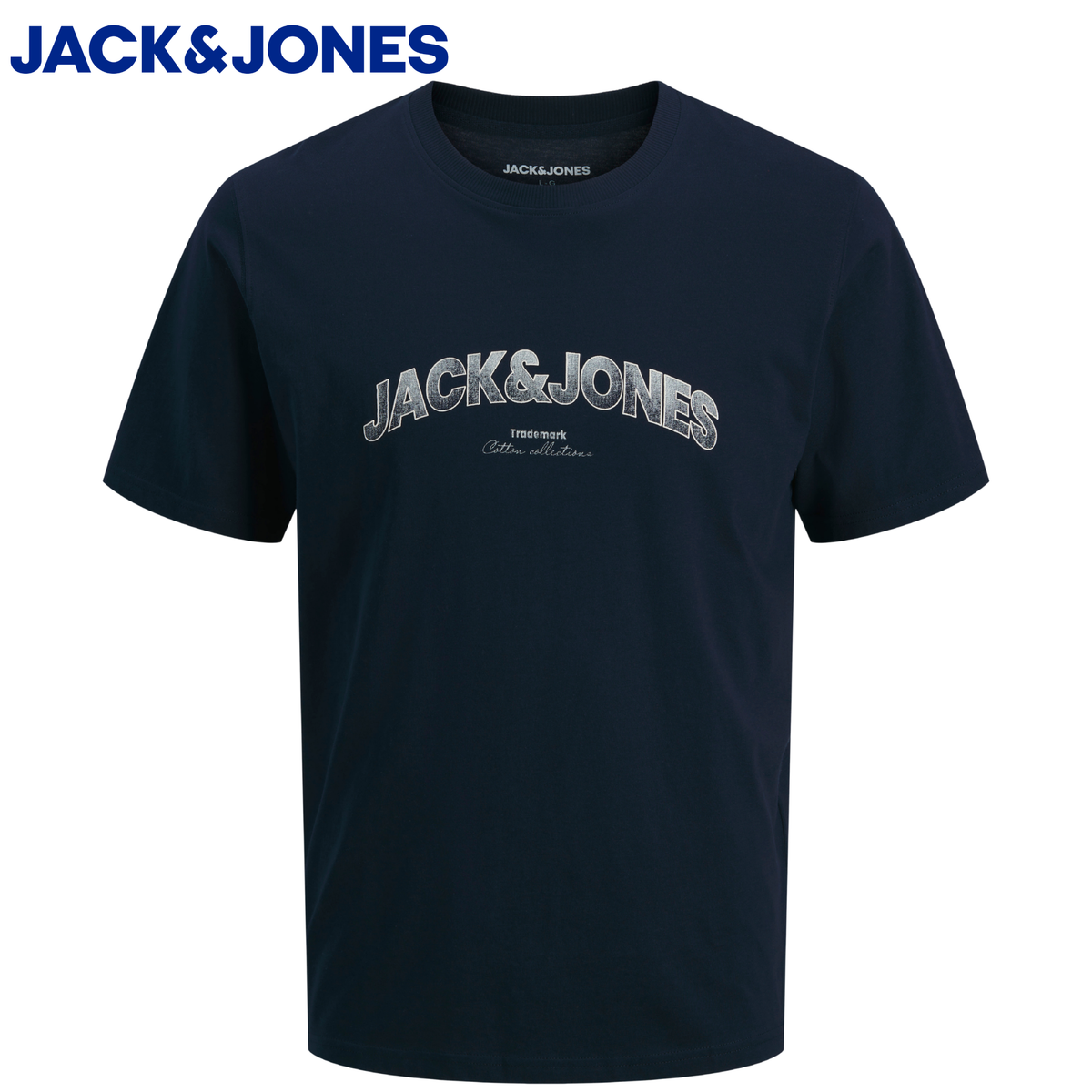 Jack & Jones Avery Logo Navy T-Shirt Navy