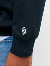 Jack & Jones Berg Monogram Navy Hoodie Navy