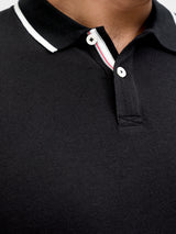 Jack & Jones Blaze Black Polo Shirt Black
