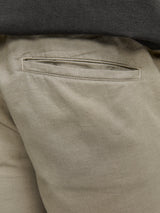 Jack & Jones Bondi Linen Olive Shorts Green