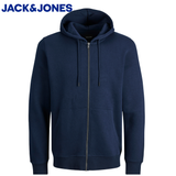 Jack & Jones Bradley Navy Zip Hoodie Navy