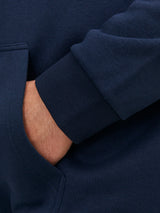 Jack & Jones Bradley Navy Zip Hoodie Navy