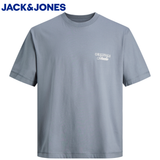 Jack & Jones Bro Typo Back Logo Blue Tee Blue