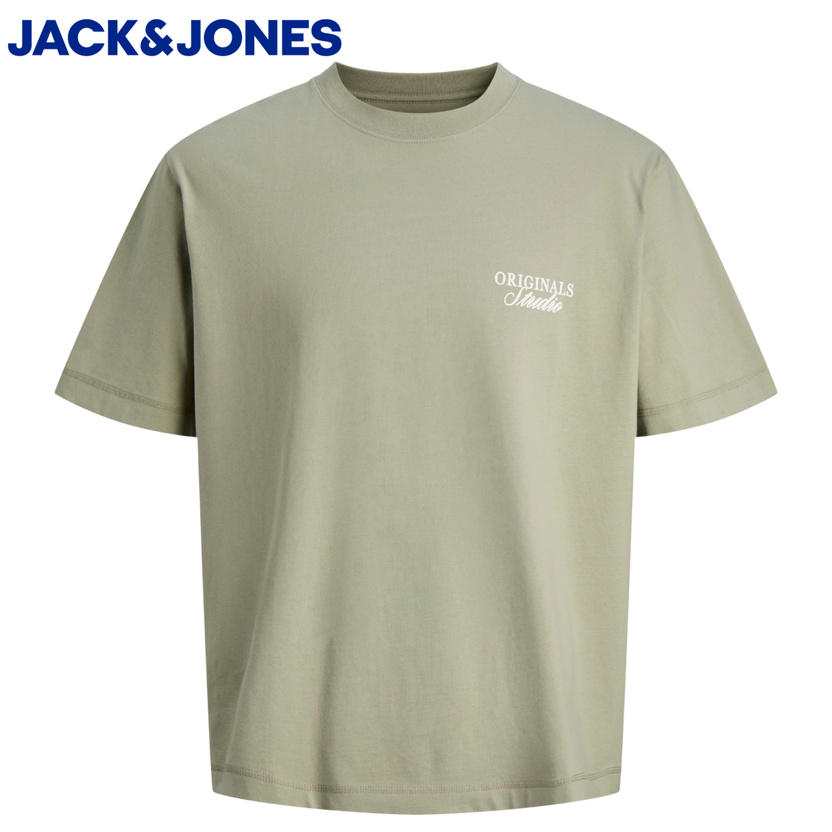 Jack & Jones Bro Typo Back Logo Tee Green