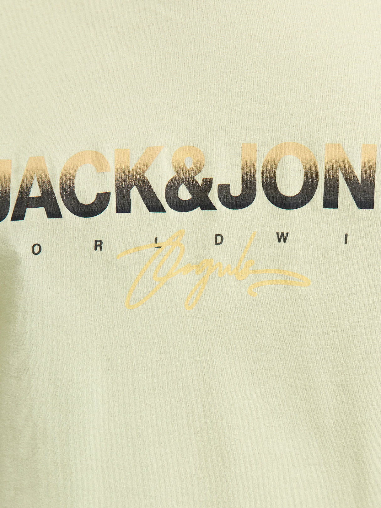 Jack & Jones Can Logo Tint T-Shirt Yellow