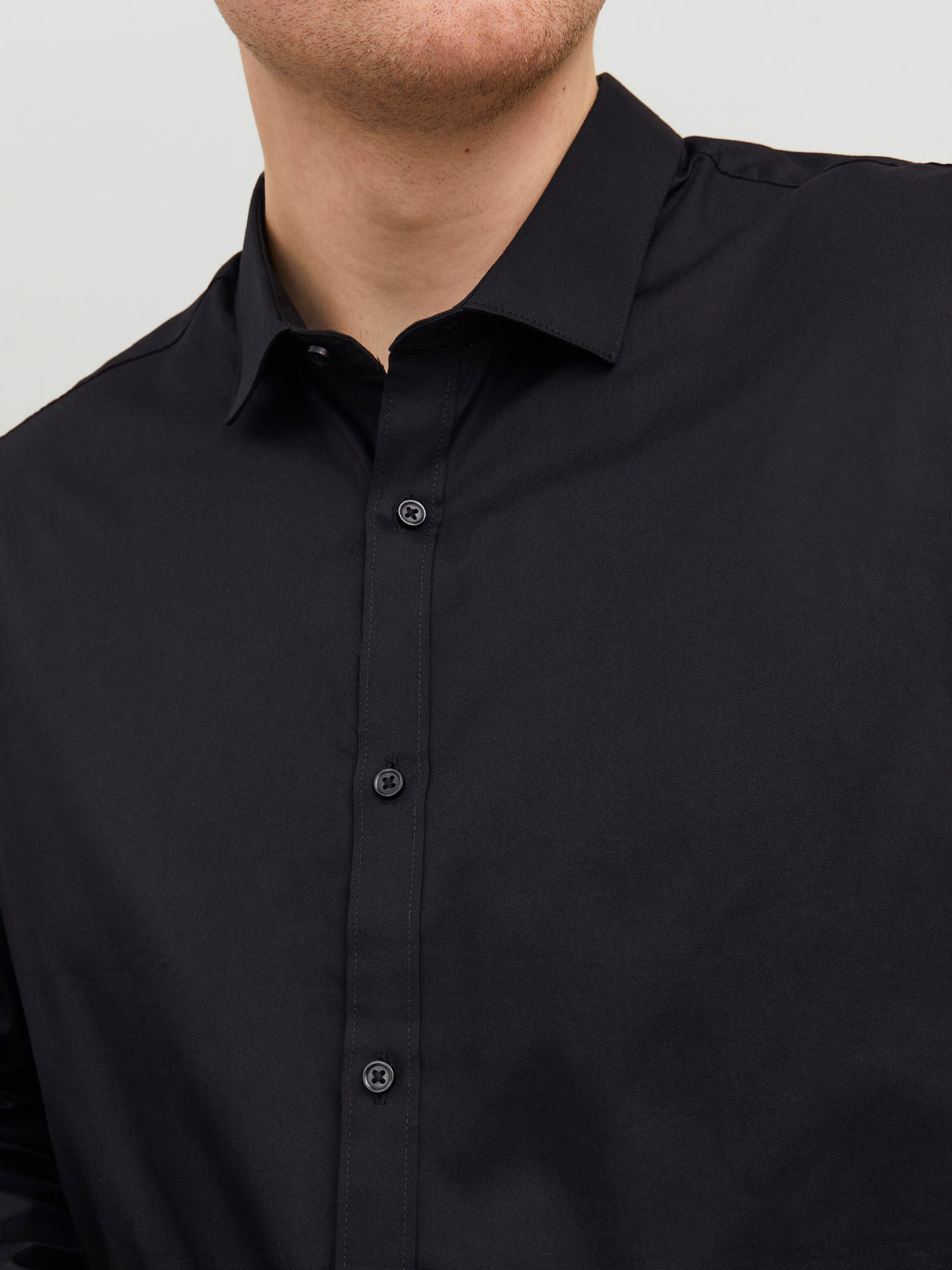 Jack & Jones Cardiff Black Shirt Black