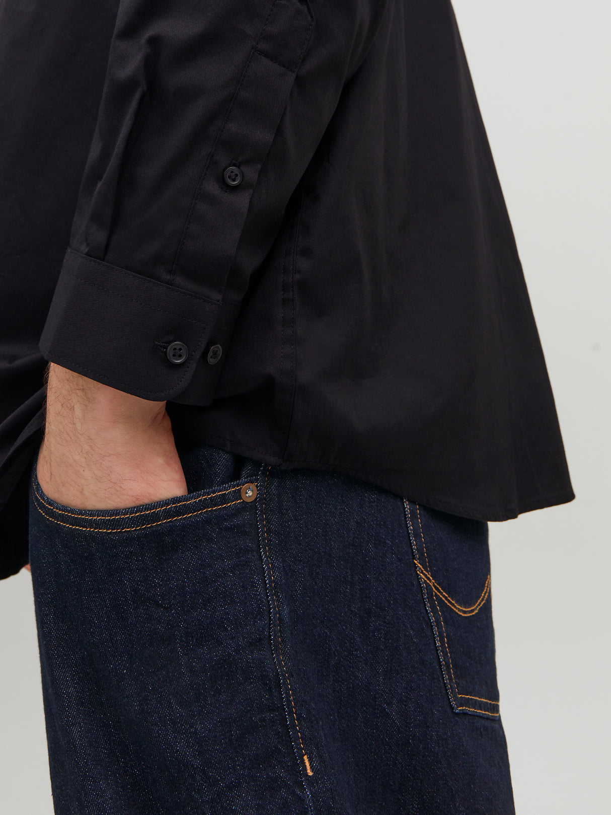 Jack & Jones Cardiff Black Shirt Black