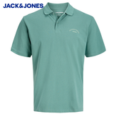 Jack & Jones College Logo Mineral Polo Blue