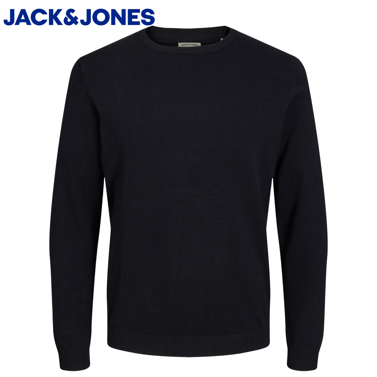 Jack & Jones Classic Crew Neck Knit Black