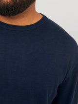 Jack & Jones Classic Crew Neck Navy Knit Navy