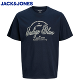 Jack & Jones Denver Logo Navy T-Shirt Navy