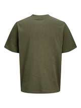 Jack & Jones Denver Logo Dusty Olive Tee Green