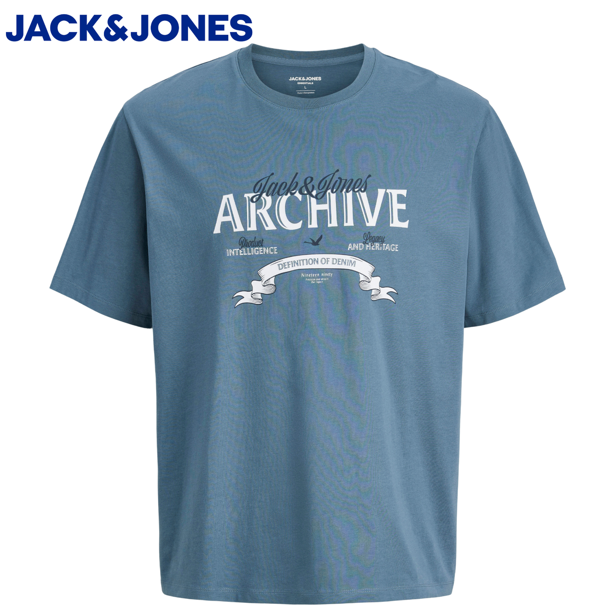 Jack & Jones Dover Logo Blue T-Shirt Blue