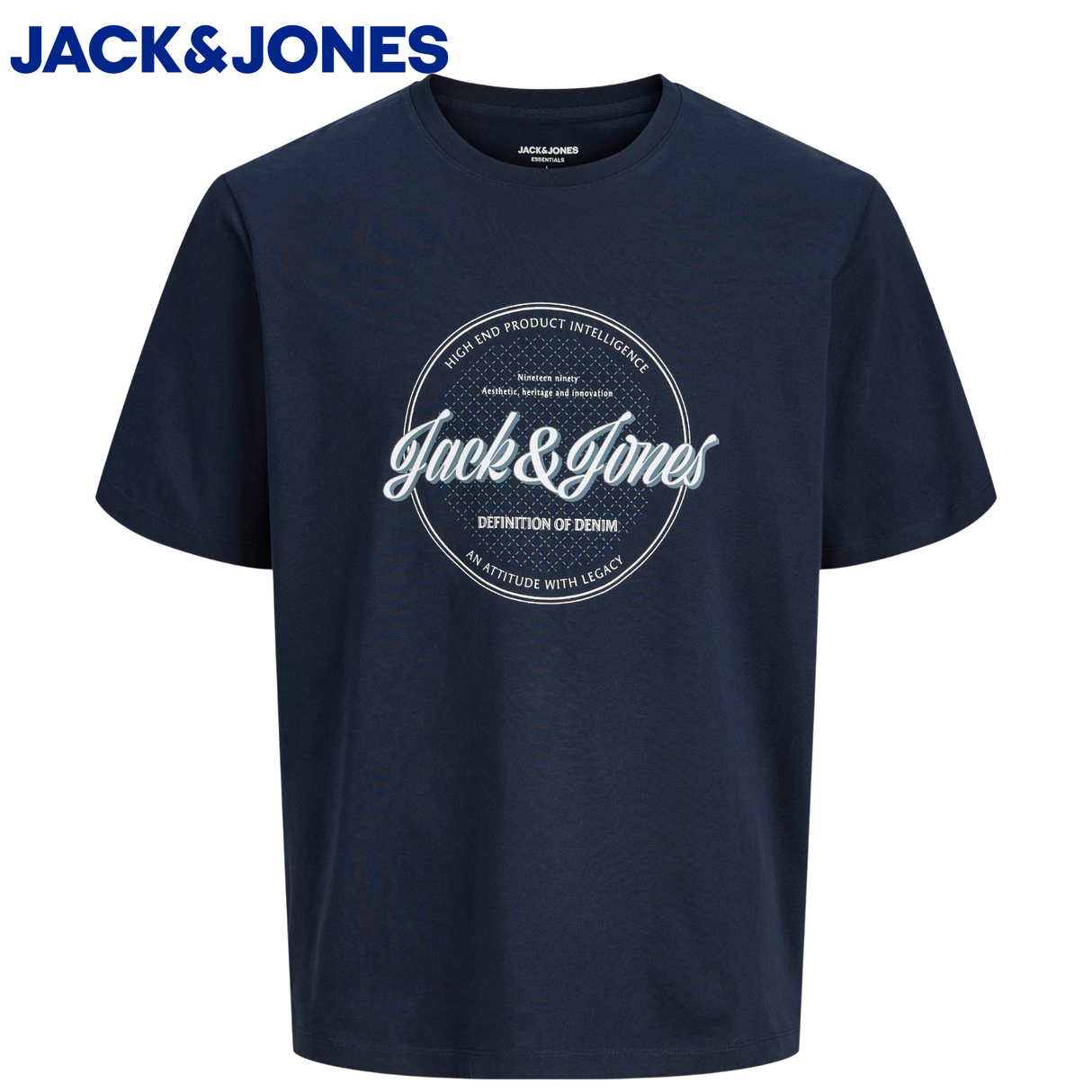 Jack & Jones Dover Logo Navy T-Shirt Navy