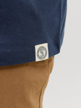 Jack & Jones Erik Monogram Navy T-Shirt Navy