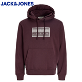 Jack & Jones Fusion Logo Fudge Hoodie Brown