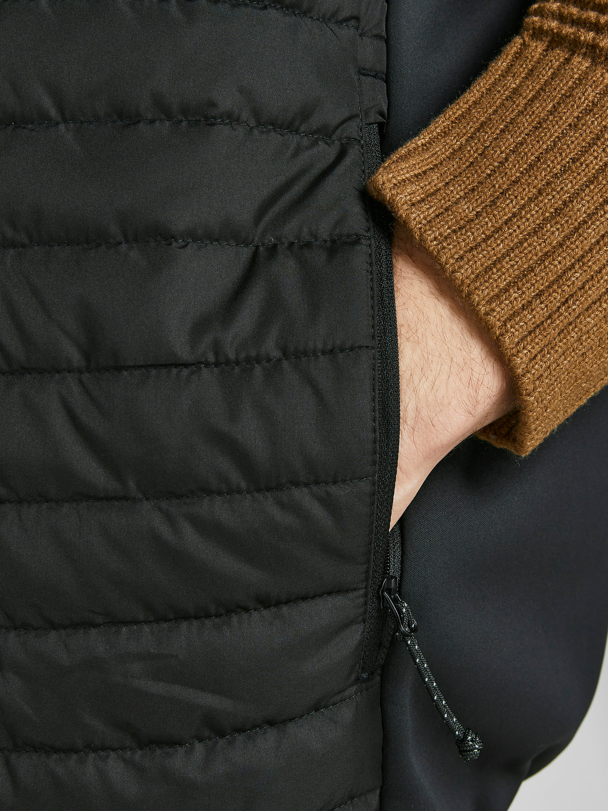Jack & Jones Multi Black Bodywarmer Black