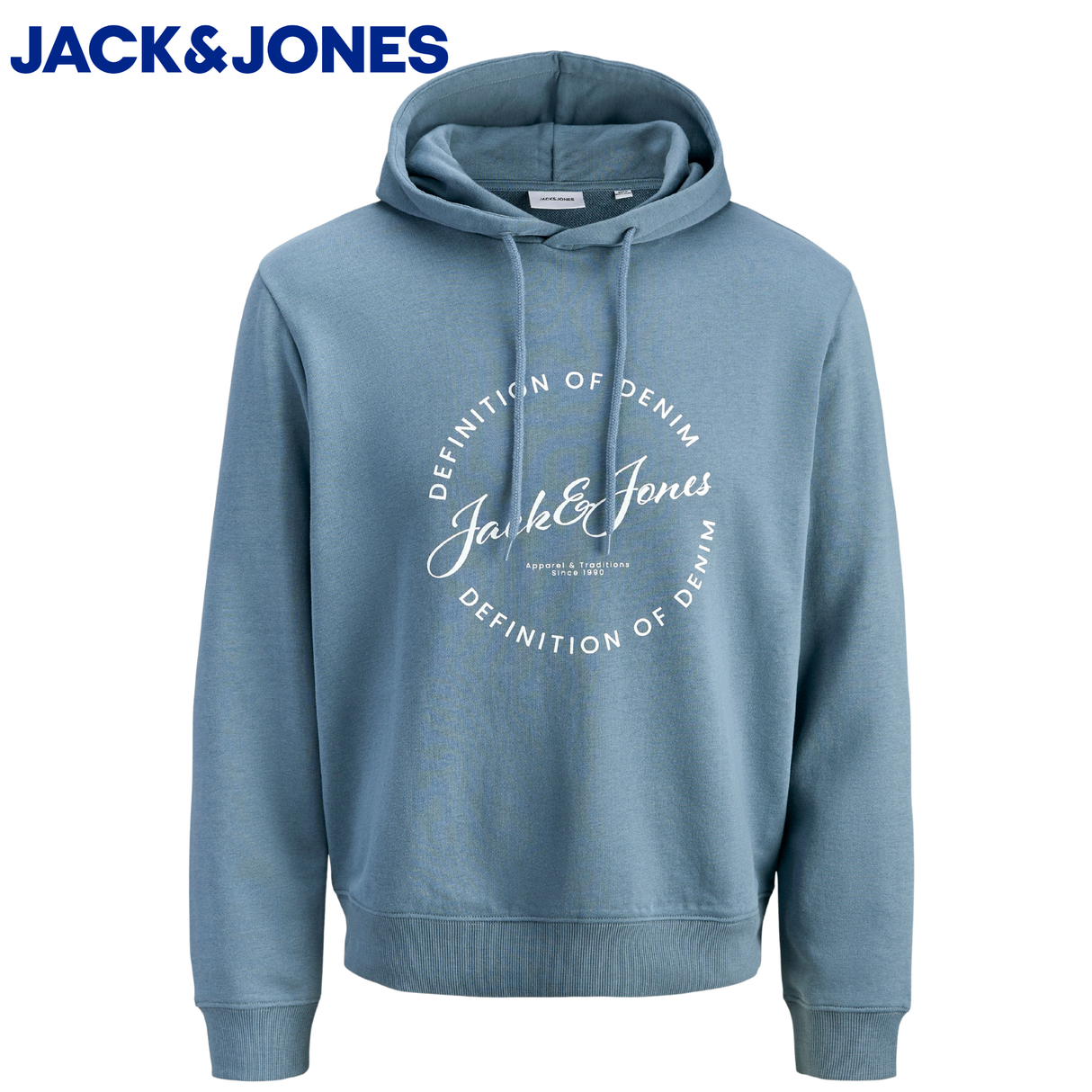 Jack & Jones Grayson Logo Blue Hoodie Blue