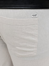 Jack & Jones Kane Linen Mix Beige Jogger Beige