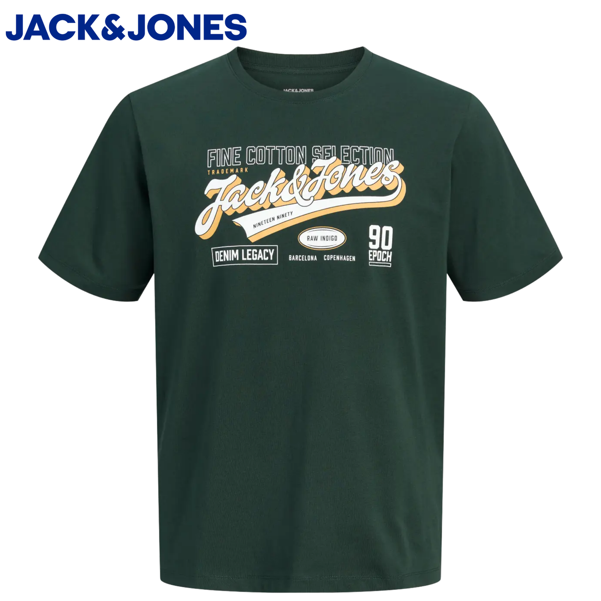 Jack & Jones E-Logo Scarab T-Shirt Green