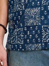 Jack & Jones Lyon Print Dobby Shirt Navy