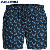 Jack & Jones Maui Print Swim Shorts Black