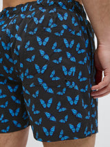Jack & Jones Maui Print Swim Shorts Black