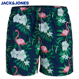 Jack & Jones Maui Print Swim Shorts Navy