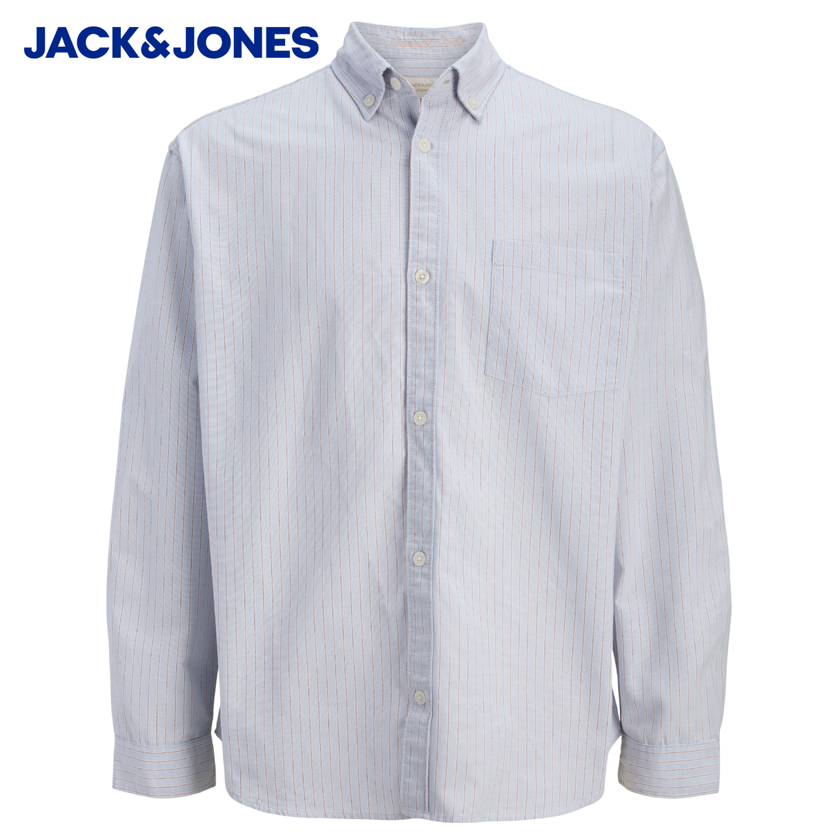 Jack & Jones Oxford Blue Stripe Shirt Blue