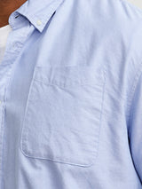 Jack & Jones Oxford Cashmere Blue Shirt Blue