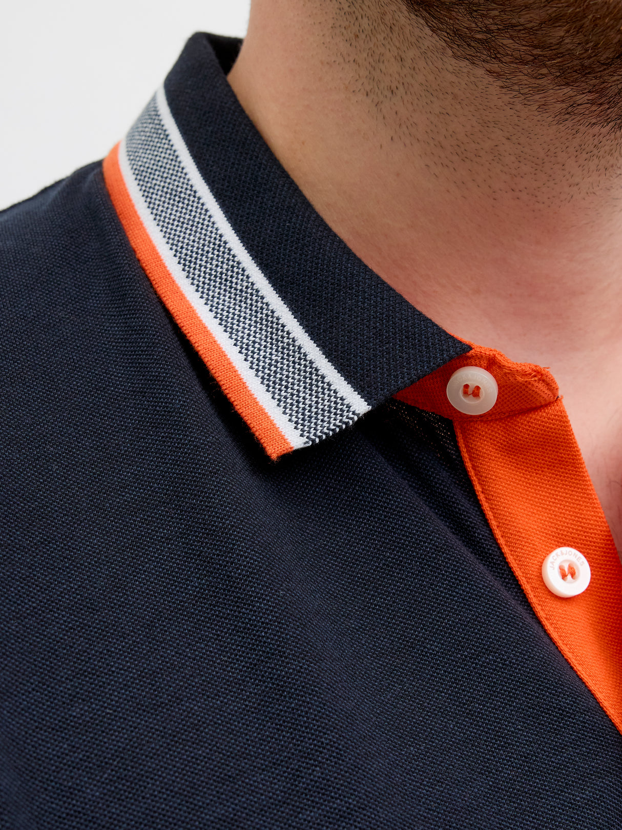 Jack & Jones Paulos Black And Neon Polo Black