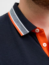 Jack & Jones Paulos Black And Neon Polo Black