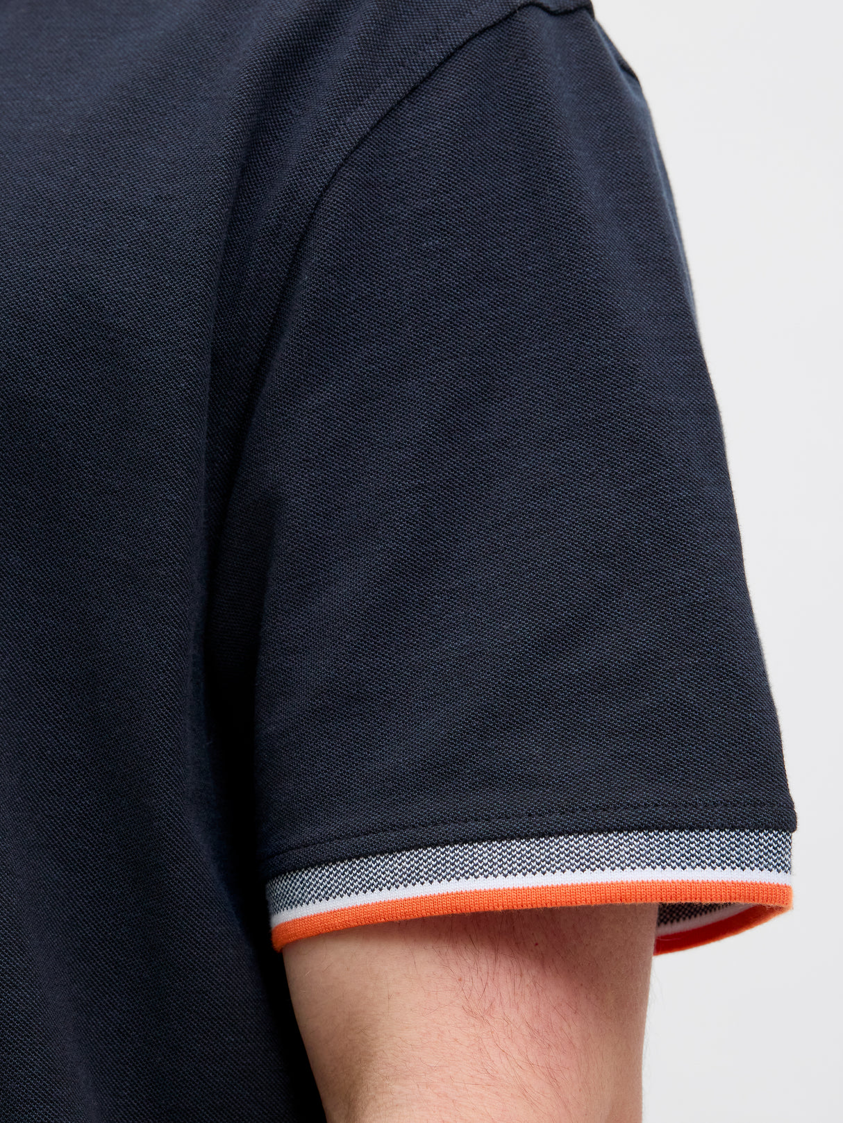 Jack & Jones Paulos Black And Neon Polo Black