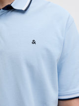Jack & Jones Paulos Chambray Blue Polo Blue