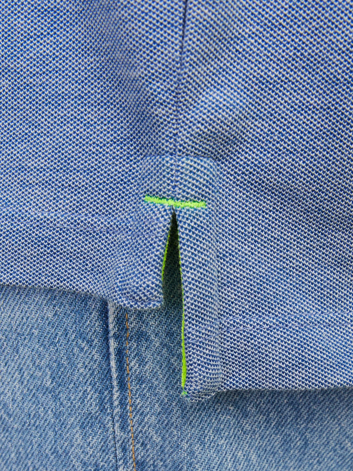 Jack & Jones Paulos Cobalt And Neon Polo Blue