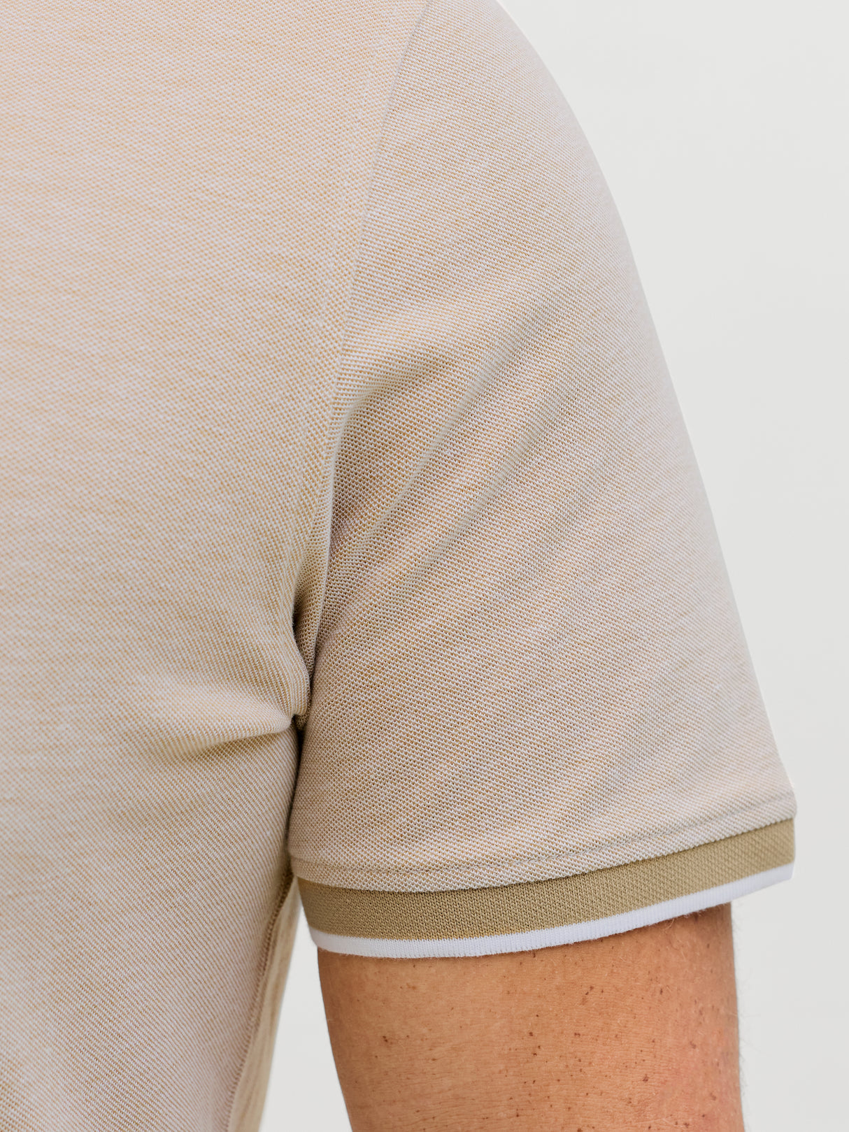 Jack & Jones Paulos Crockery Polo Shirt Beige