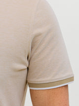 Jack & Jones Paulos Crockery Polo Shirt Beige