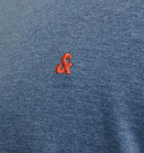 Jack & Jones Paulos Crew Neck Denim Tee Blue