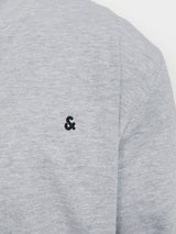 Jack & Jones Paulos Full Zip Grey Sweat Grey