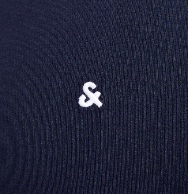 Jack & Jones Paulos Crew Neck Navy Tee Navy