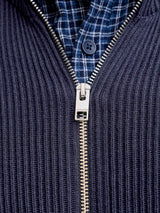 Jack & Jones Perfect Full Zip Navy Knit Navy