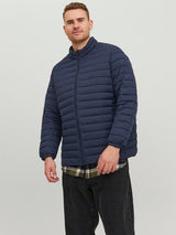 Jack Jones Recycle Navy Puffer Jacket Navy