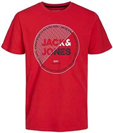Jack & Jones Ralf Ss Red Tee Red