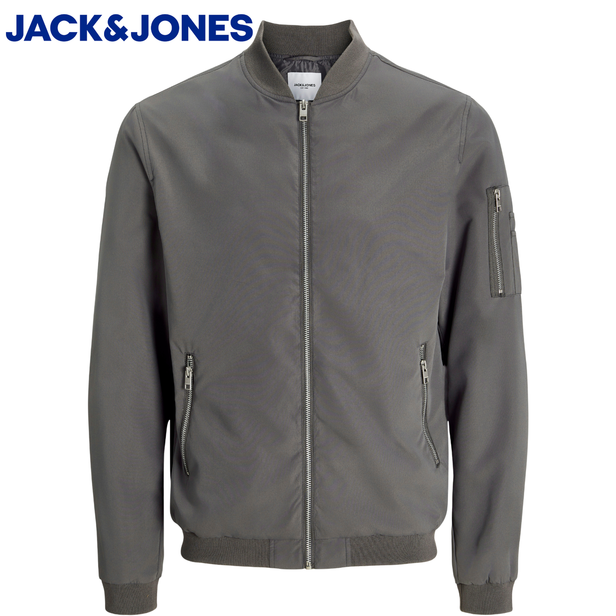 Jack & Jones Rush Castlerock Bomber Grey