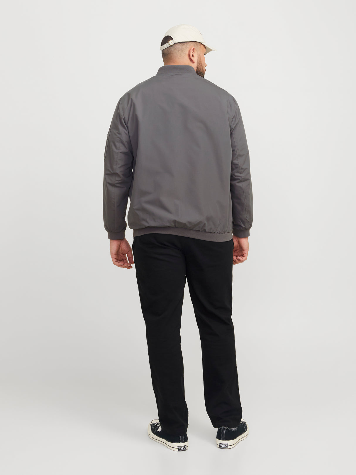 Jack & Jones Rush Castlerock Bomber Grey