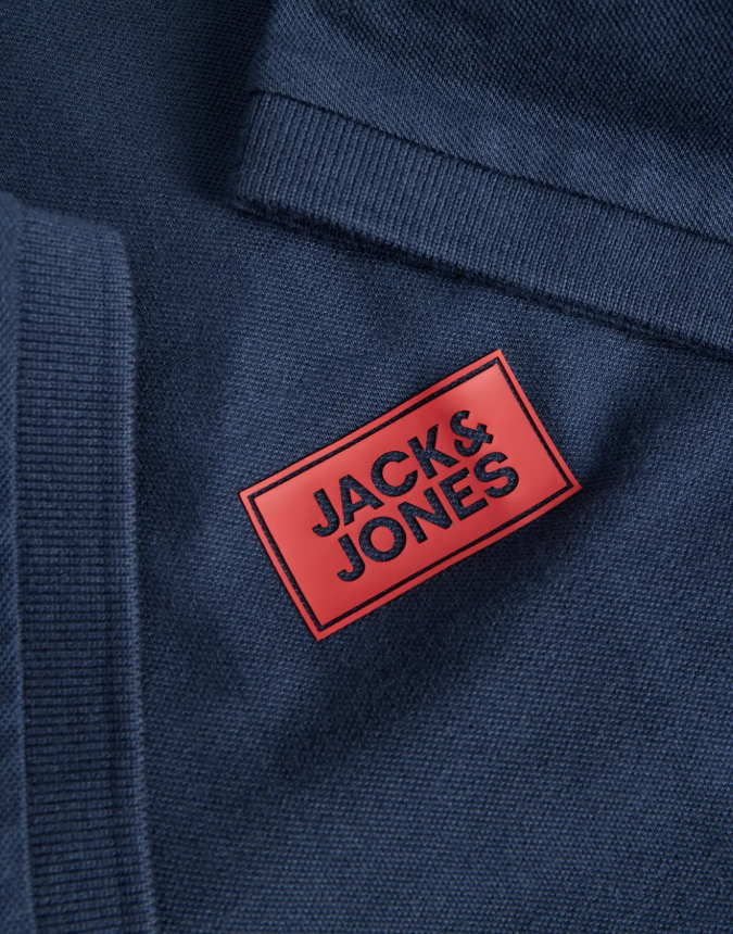Jack & Jones Rush Logo Navy Polo Shirt Navy