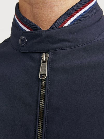 Jack & Jones Navy Seaborne Bomber Jacket Navy