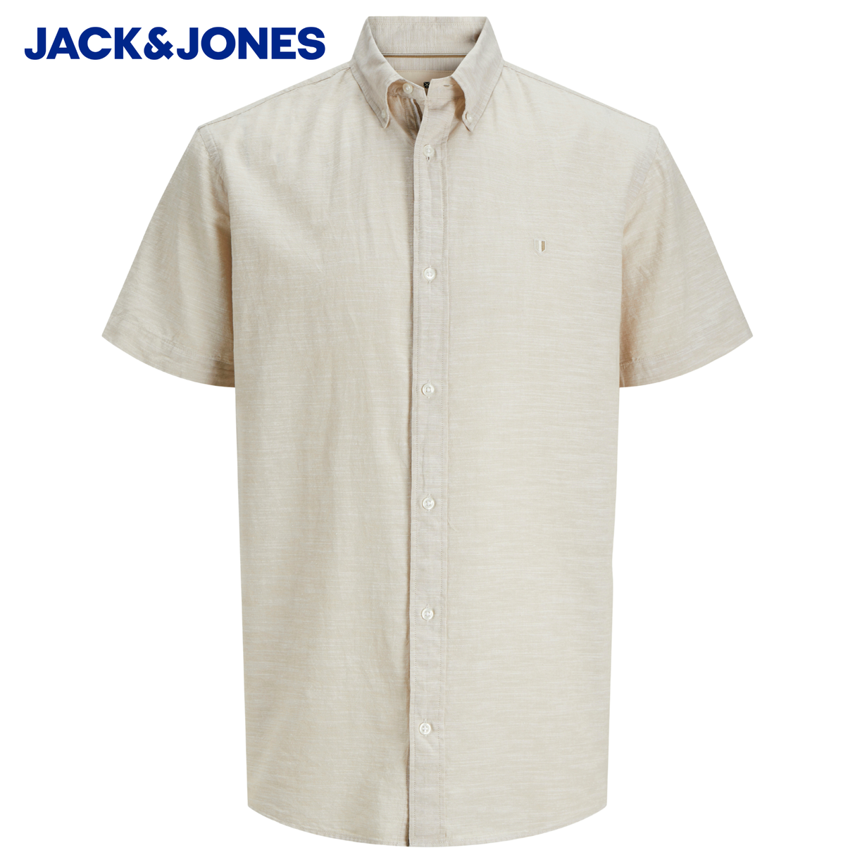 Jack & Jones Shield Linen Mix Pepper White